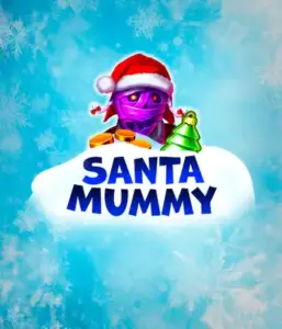  Откройте для себя уникальный слот "Santa Mummy" от Belatra, где Санта-мумия добавляет веселья в праздники. На изображении представлена мумия, одетая в костюм Санты, окруженная снежными хлопьями. Она напоминает новогоднее веселье и радость. Название игры "Santa Mummy" выделено крупными белыми буквами на голубом облаке.